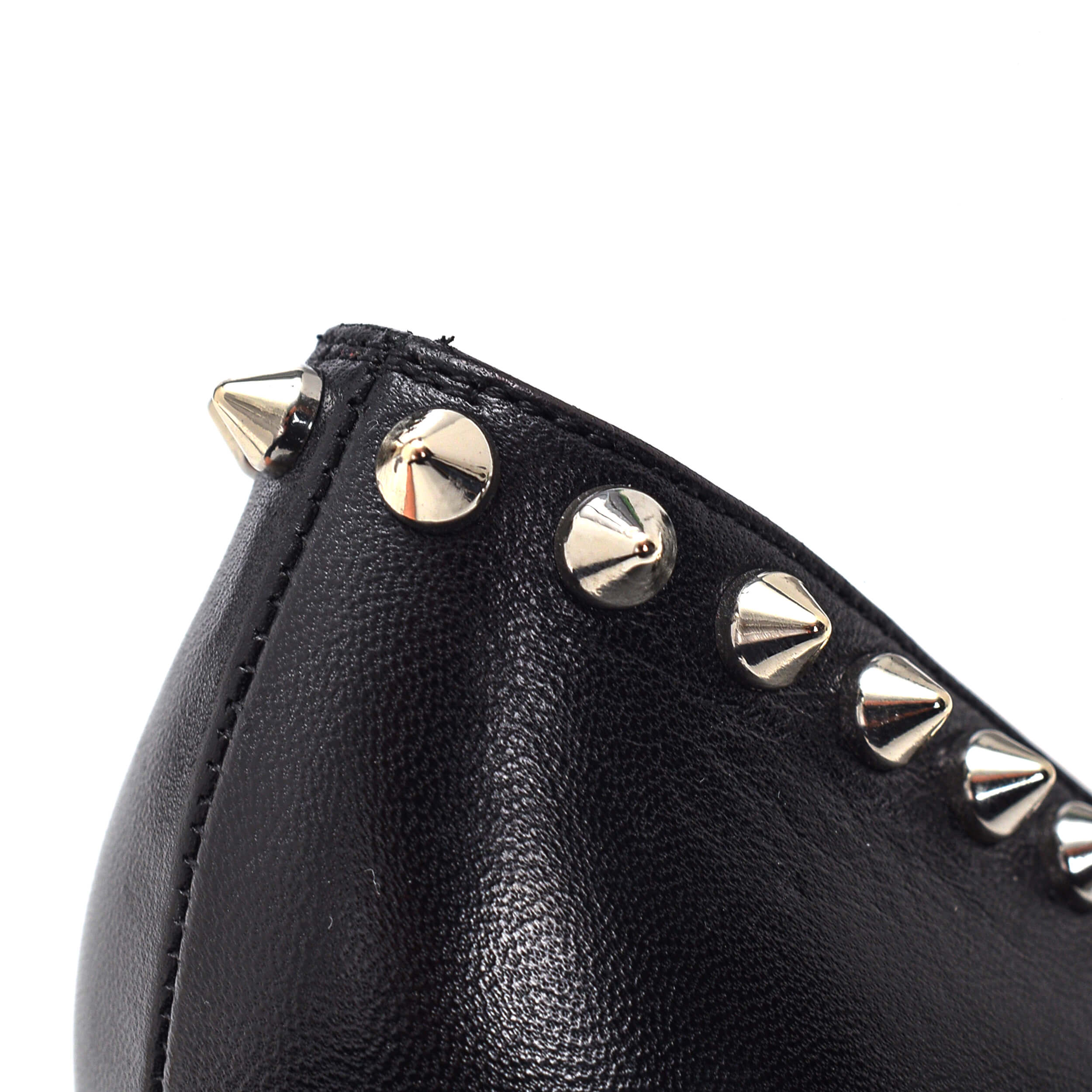 Christian Louboutin - Black & Silver Stud Pump